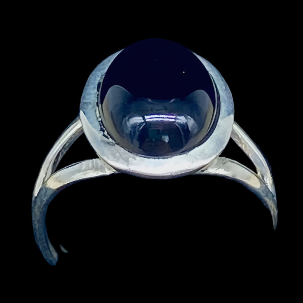Black Onyx Ring - top view