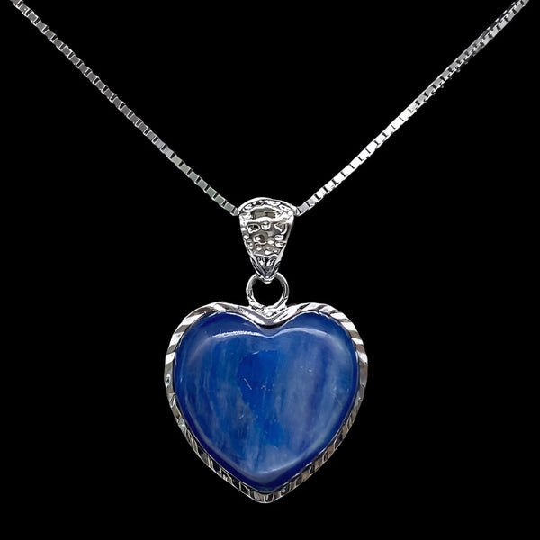 Kyanite Heart Necklace