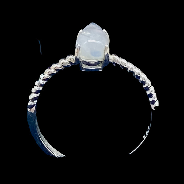 Oval Adjustable Ring - Moonstone