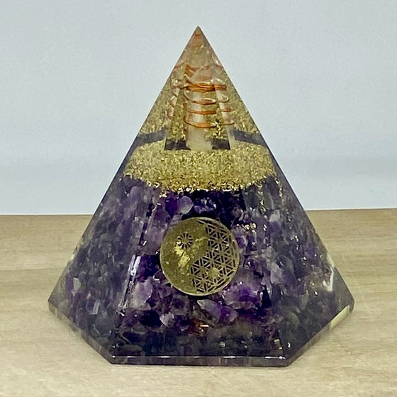 Orgonite Cone - Amethyst