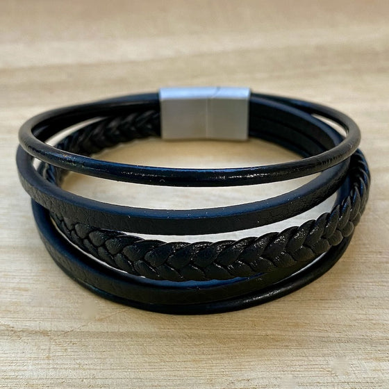 Leather Bracelet - 5 Strand