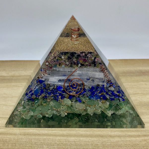 XL Orgonite Pyramid - #1 - Coil
