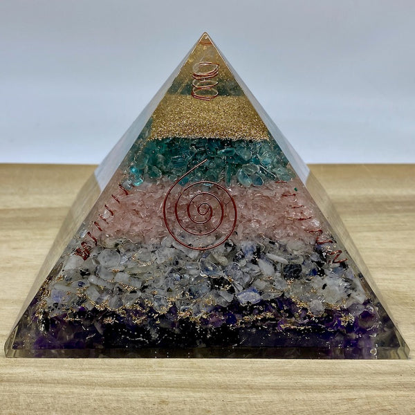 XL Orgonite Pyramid - #2 - Coil