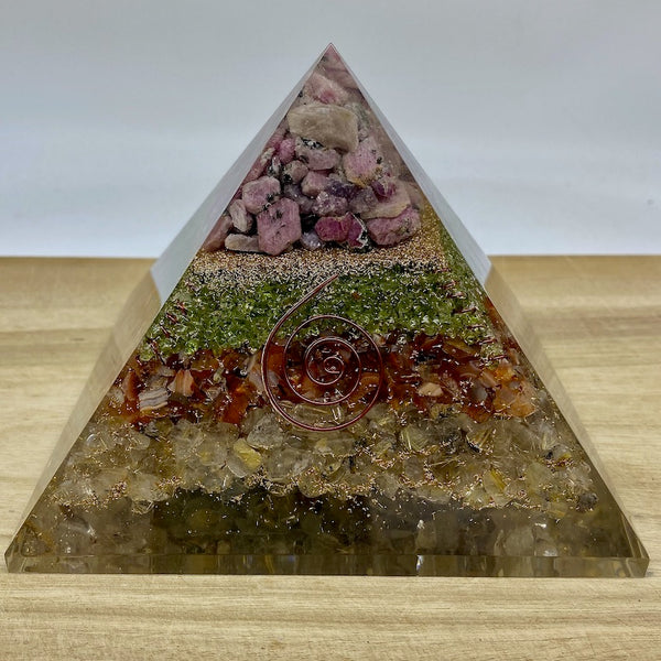 XL Orgonite Pyramid - #3 - Coil