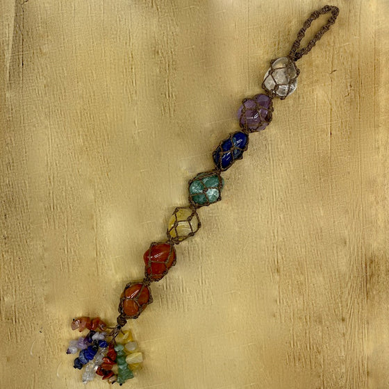 7 Chakra Healing Crystal Tassel | Earth & Soul