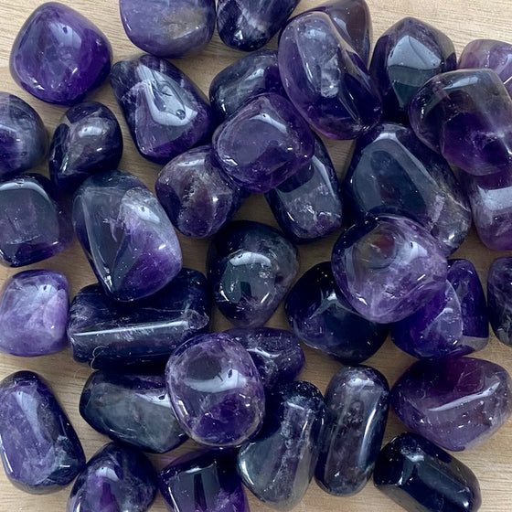 Tumbled Stones - Amethyst | Earth & Soul