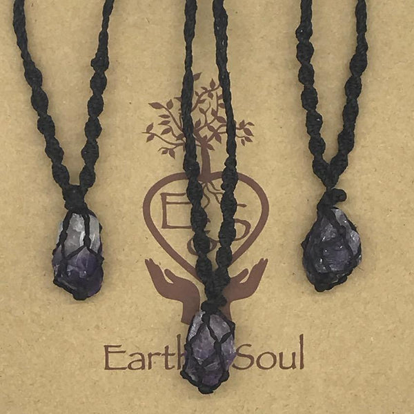 Amethyst Crystal Necklace - Small
