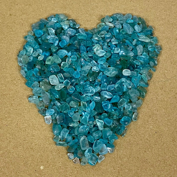 Crystal Chips - Blue Apatite