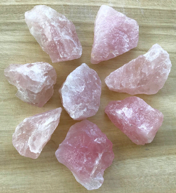 Rose Quartz Crystal Chunk - #1