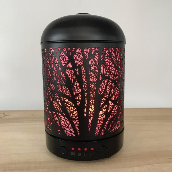 Aroma Diffuser Lantern - Willow Red Light
