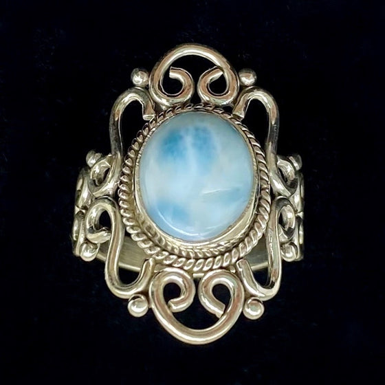 Larimar Decorative Ring - Size 7