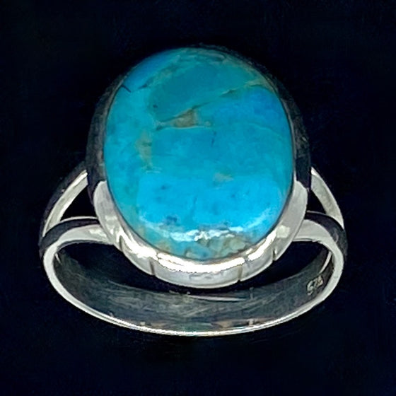 Mohave Turquoise Ring - Size 8.5