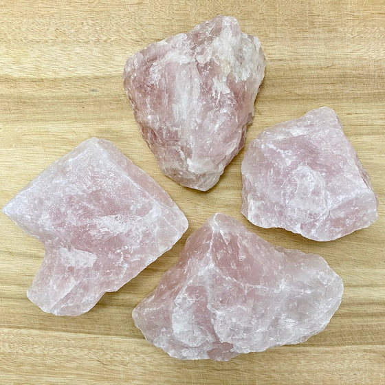 Rose Quartz Crystal Chunk - #4