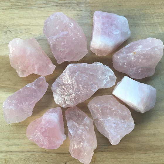 Rose Quartz Crystal Chunk