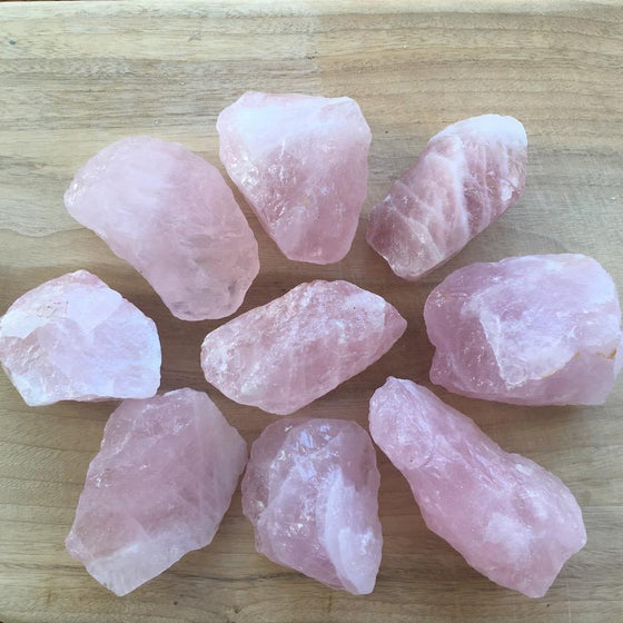 Rose Quartz Crystal Chunk - #3