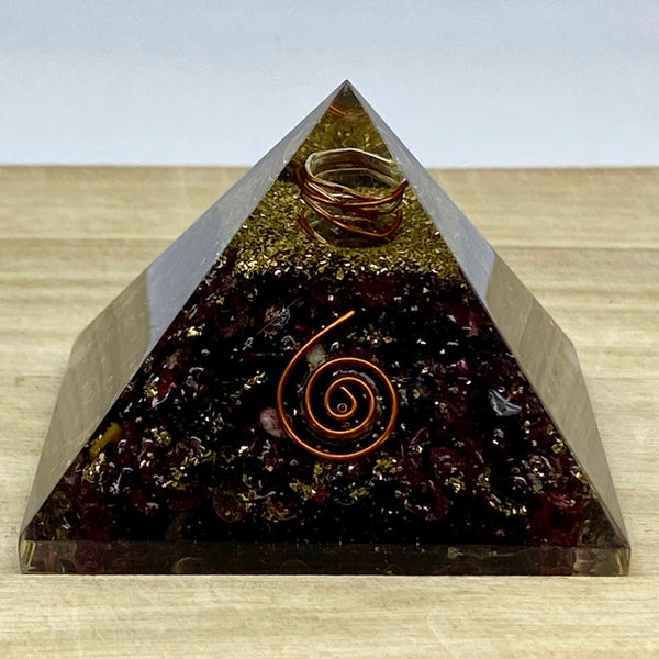 Orgonite Pyramid - Ruby