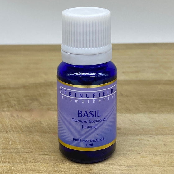 Springfields Basil 11ml Pure Essential Oil